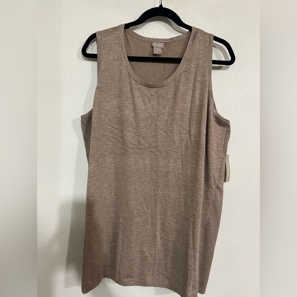 Chicos  plus size woman, Sleeveless Top size xxl vest neutral - Picture 1 of 3